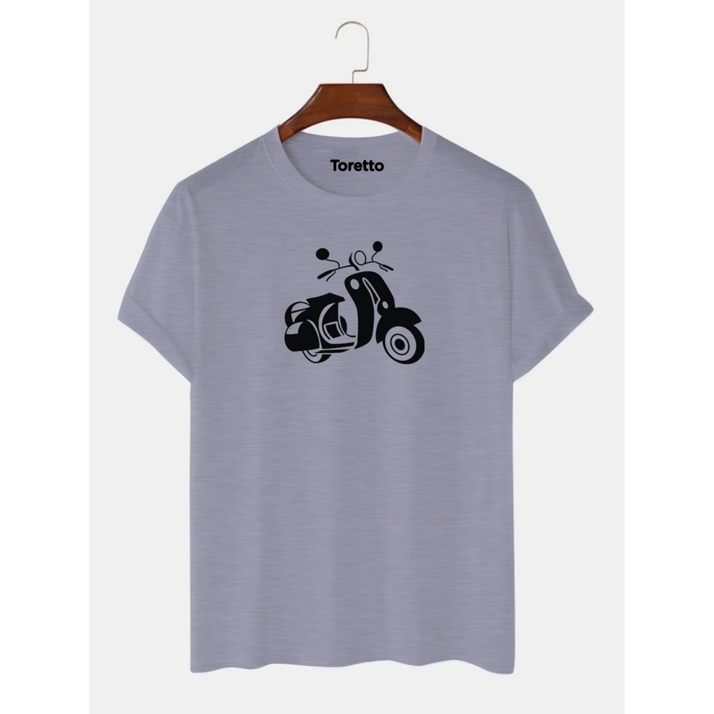 TORETTO-KAOS DISTRO VESPA-ATASAN MOTIF SIMPLE TERLARIS-KAOS LOGO KEKINIAN