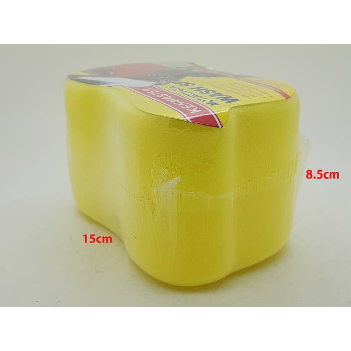Kenmaster , 2 Pcs  ,  PWash Sponge ,  Busa Spon Cuci Motor. Spon Busa OVAL