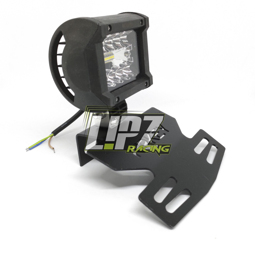 LAMPU HEADLIGHT LAMPU DEPAN LED RX-KING / RX-SPESIAL LED 18 MATA PEARL 3SUSUN CAHAYA PUTIH + BRACKET DUDUKAN LAMPU DEPAN