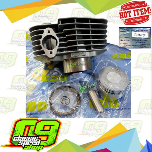 blok block Cylinder silinder Tiger edo Phantom & Phantom R Bisa ke Tiger Megapro GL CB Sirip lebih l