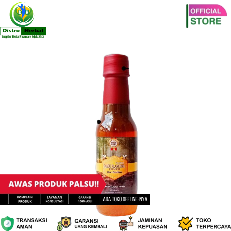 

Madu Klanceng Premium As Salim Asli Murni - Madu Kelulut - Madu Trigona Murni Raw Honey Murah