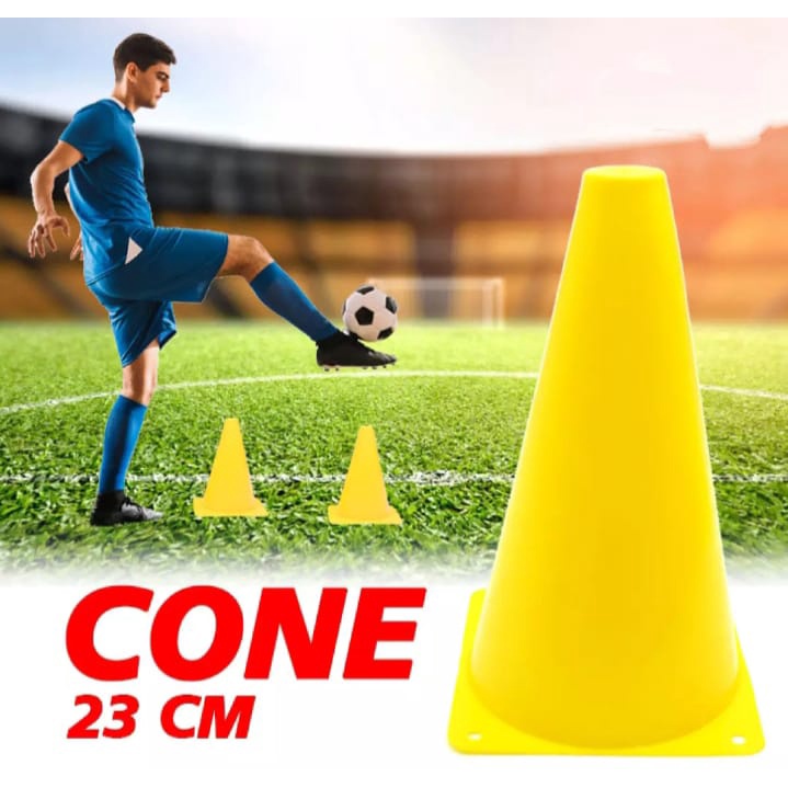 Cone Kerucut Tinggi 23 cm Atau Cones Latihan Bola LX 006-1 Kerucut Original