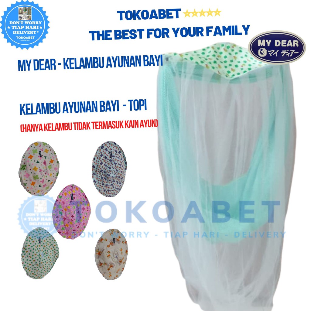 PAKET POLAR (Kain Ayun BASIC+Kelambu) Ayunan Bayi Manual &amp; Ayunan Elektrik Otomatis #tokoabet