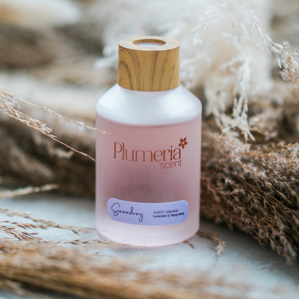 Reed Diffuser Plumeria Scent Essential Oil - Senandung Pengharum Ruangan-6