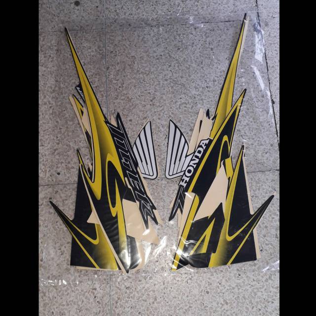(BISA COD) Striping standar ori TIGER REVO sticker Original
