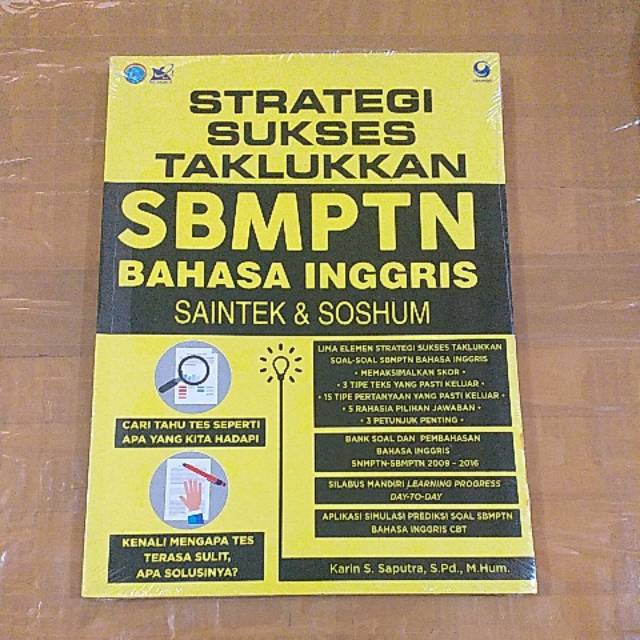 STRATEGI SUKSES TAKLUKAN SBMPTN BAHASA INGGRIS SAINTEK & SOSHUM