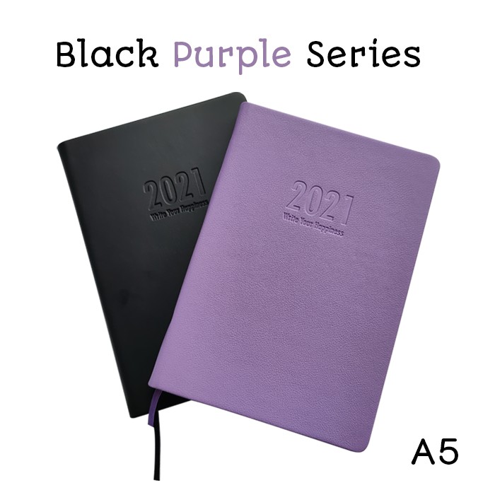 

Buku Agenda Kulit Hard Cover / Notebook A5 Emboss Series