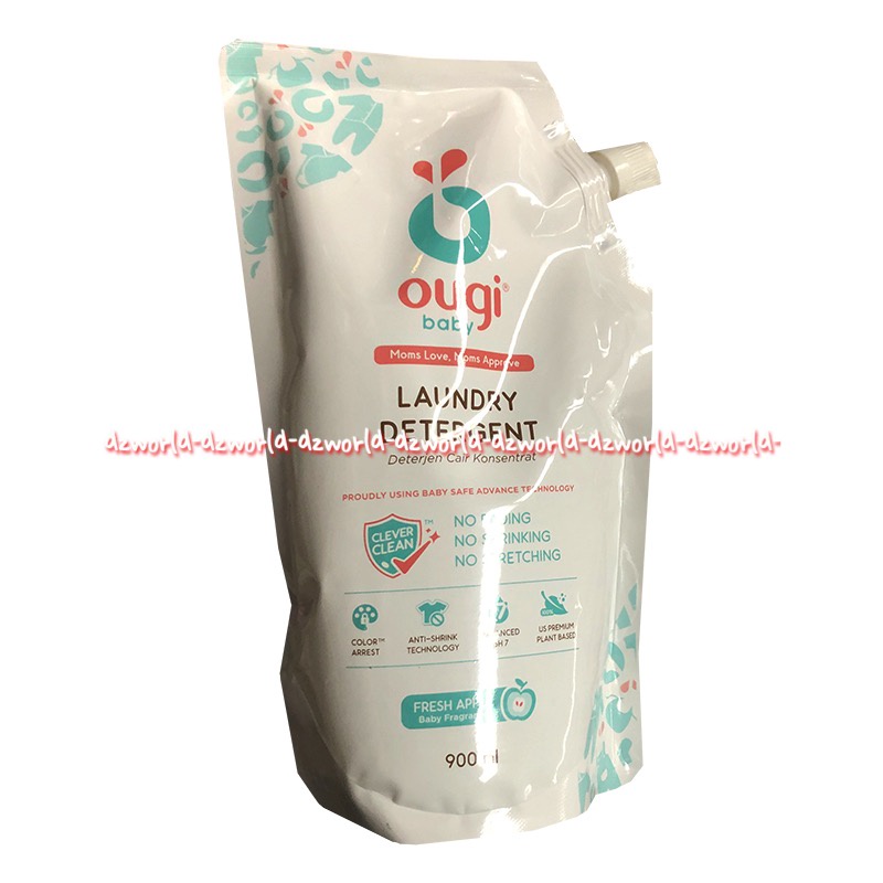 Ougi Baby Laundry Detergent Cair Konsentrat 900ml Sabun Cuci Pakaian Bayi Anak Laundri Londri