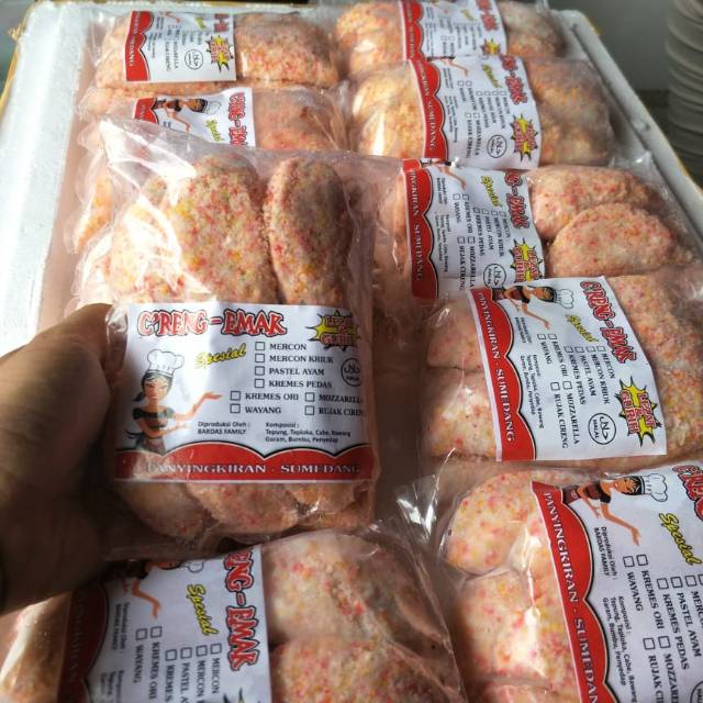 

Cireng isi ayam merecon