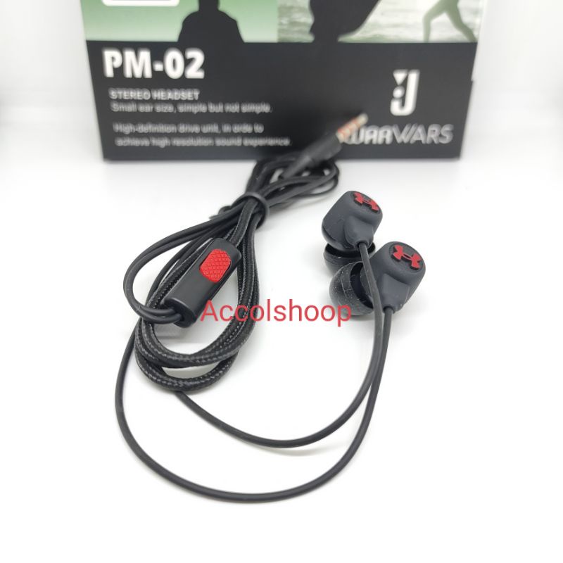 Handsfree JBL PM02 Headset Stereo JBL Wars Audio Super Bass