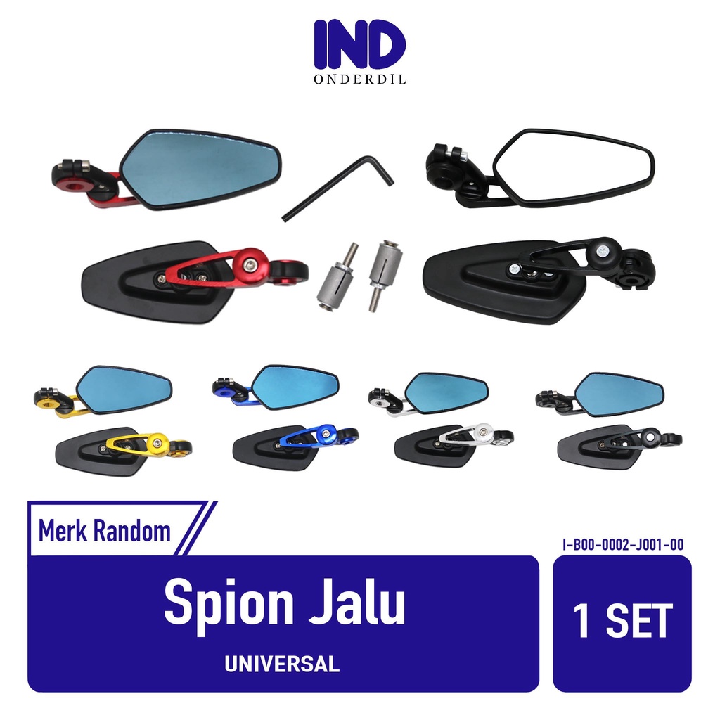 Spion-Sepion Jalu Oval Full CNC Untuk Semua Jenis Motor-Universal Vario &amp; Beat &amp; PCX &amp; NMAX &amp; Supra &amp; Scoopy &amp; X Ride &amp; Xeon &amp; Tiger &amp; Jupiter &amp; Mio