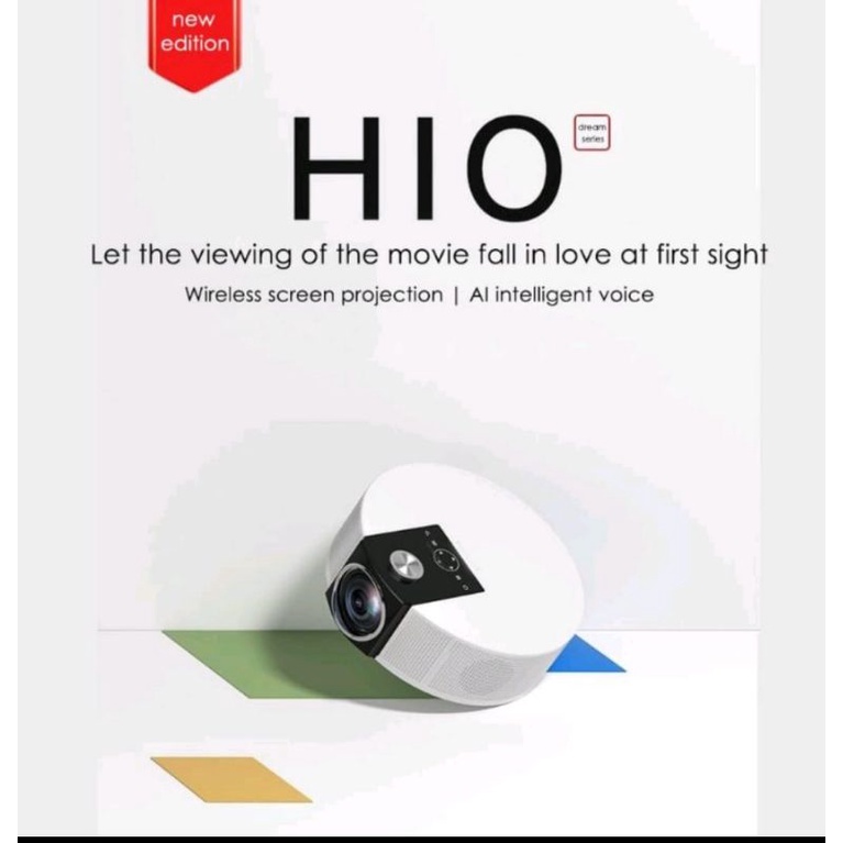 Projector HIO KONKA Portable Built-In Speakers LED Lamp Home Theater Movie LCD 1080P Hologram 4K