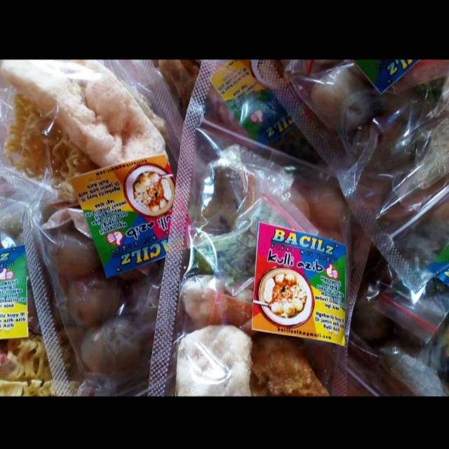 

BACILz Kulli Azib Bakso Aci Murah bogor min pembelian 8 bungkus