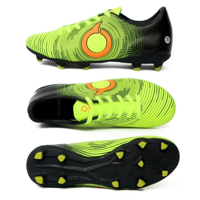 sepatu sepak bola ortuseight hijau hitam 38-44