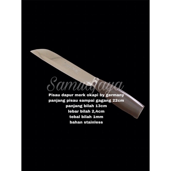 pisau dapur okapi stainless