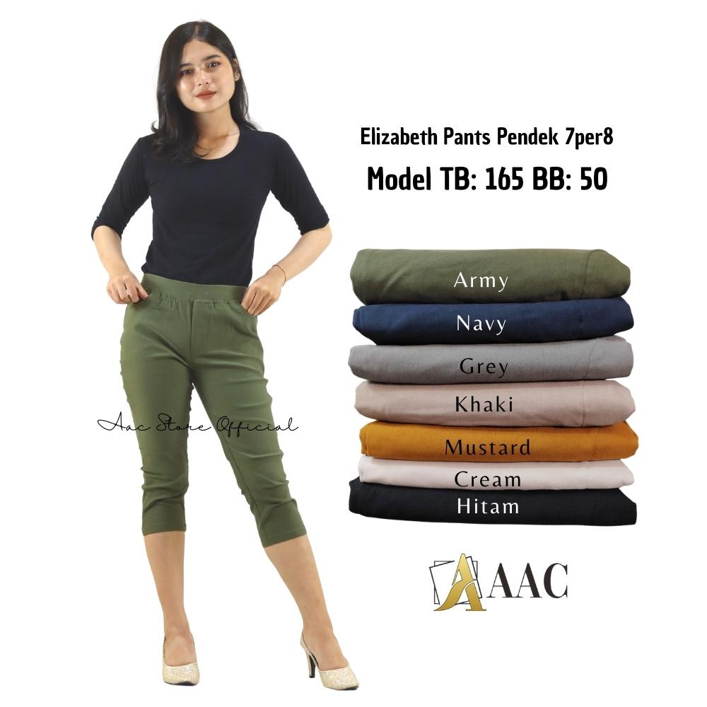 ELIZABETH PANTS PENDEK 7/8 , CELANA PENDEK 7 PER 8