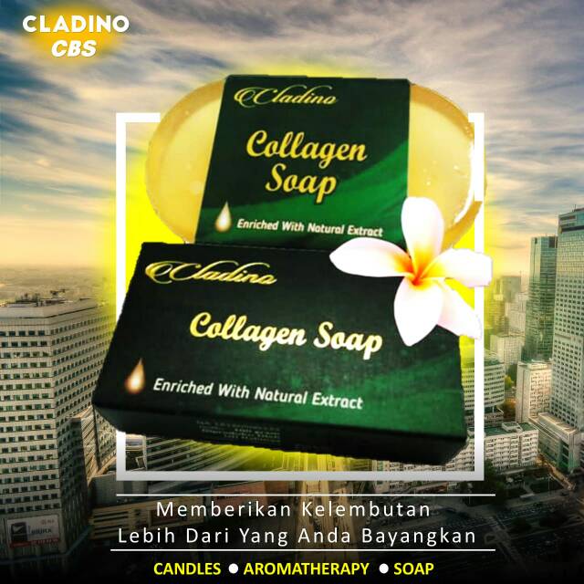 Cladino Collagen Bar Soap (CBS) Sabun Kolagen