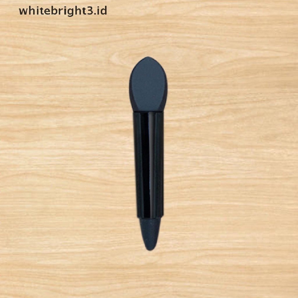 (whitebright3.id) Brush Silikon Mini Kepala Ganda Warna Pink Untuk Masker Bibir