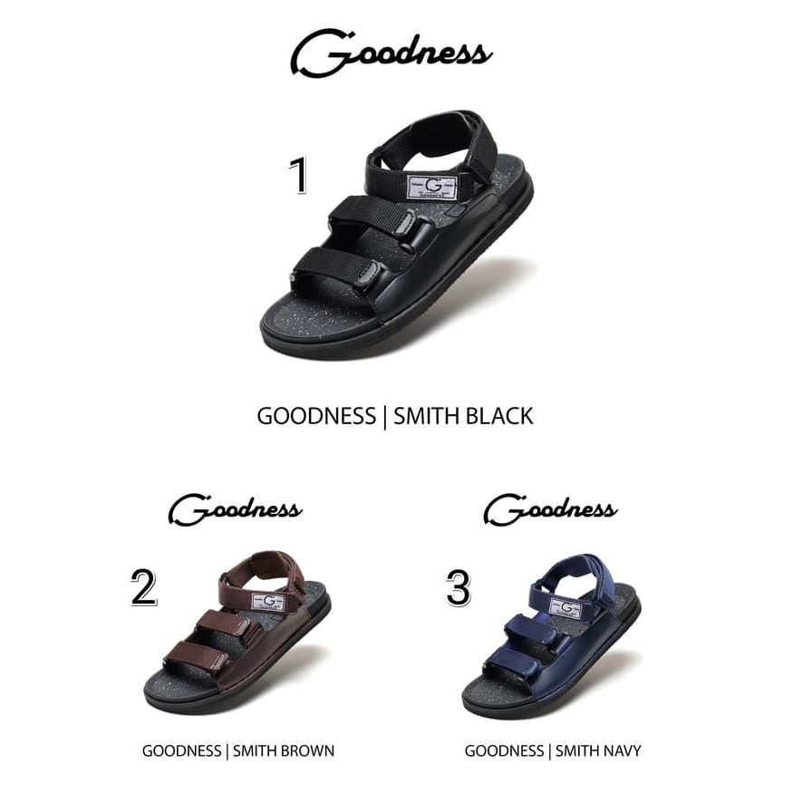 LARIS SANDAL SEPATU GOODNESS SMITH ORIGINAL SENDAL GUNUNG PRIA CASUAL