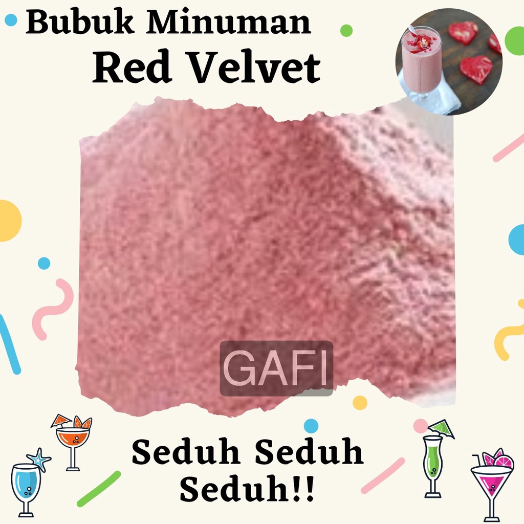 

Bubuk Minuman Rasa Red Velvet 1Kg Minuman Powder Red Velvet Kiloan Drinking Powder 1 Kg Kekinian Boba Aneka Instan Murah Enak Terbaik Halal Premium Distributor