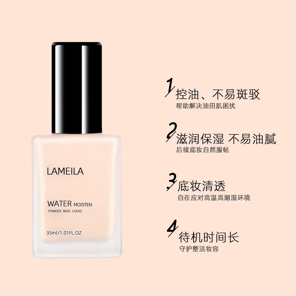 Lameila Light Concealer Foundation Cair Tahan Lama DJ 3069