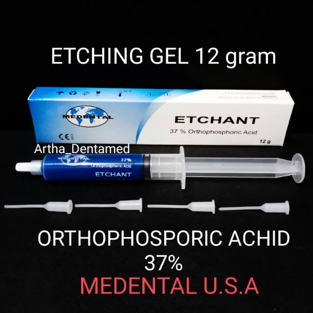 ETCHING GEL / ETCHANT 12 gram MEDENTAL U.S.A