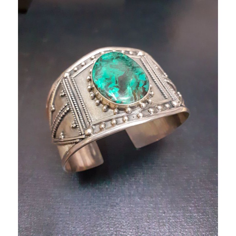 GELANG SILVER BATU ASLI PIRUS TIBET