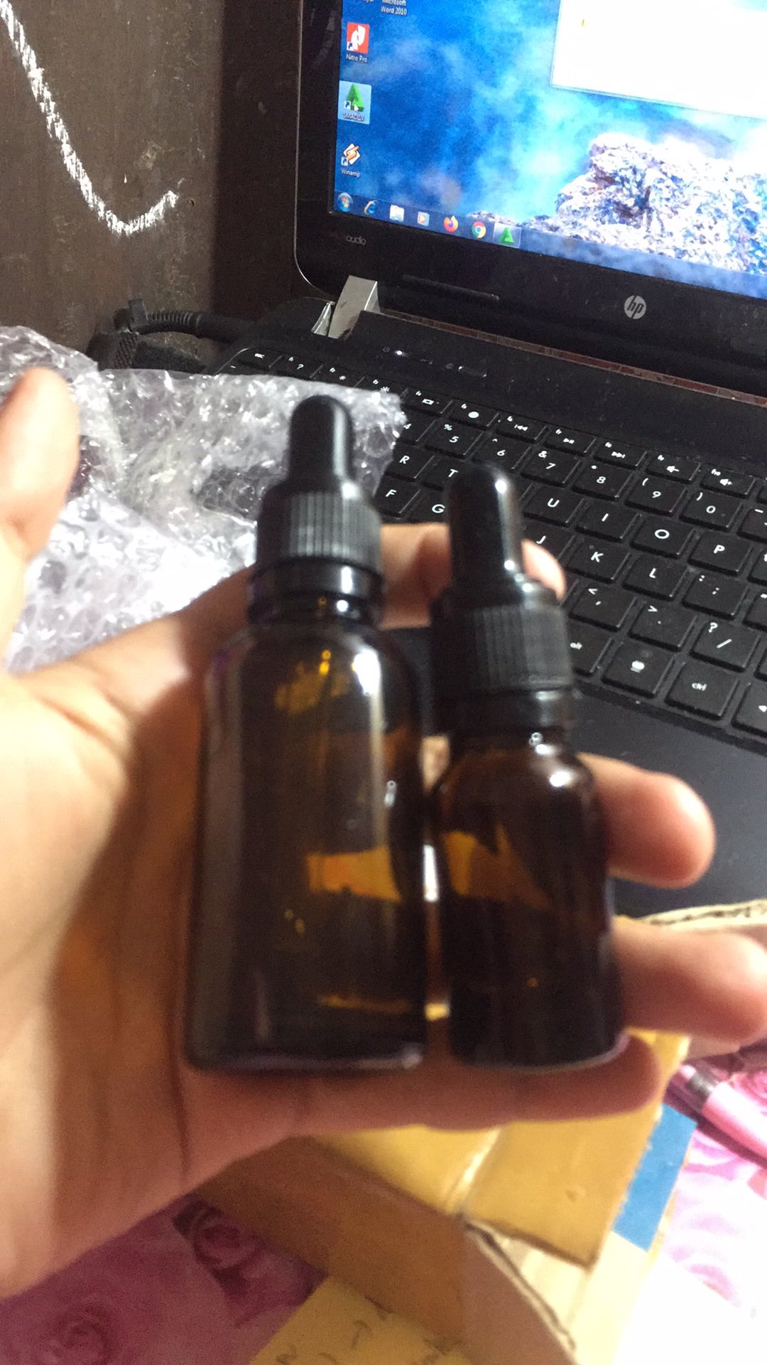 Botol Kaca Amber Tebal Pipet 10ml / Botol Essential 10ml