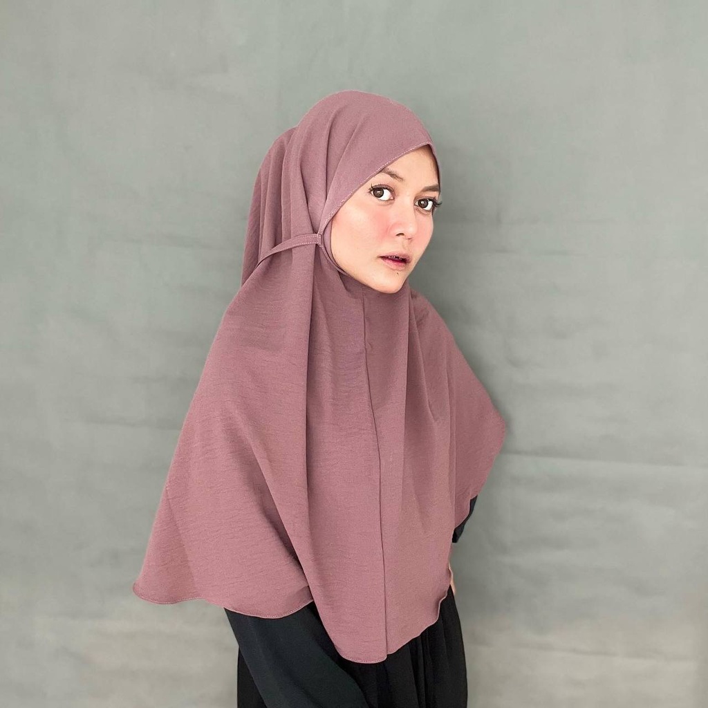 HIJAB INSTAN BERGO AIRFLOW CRINKLE KHIMAR DAILY
