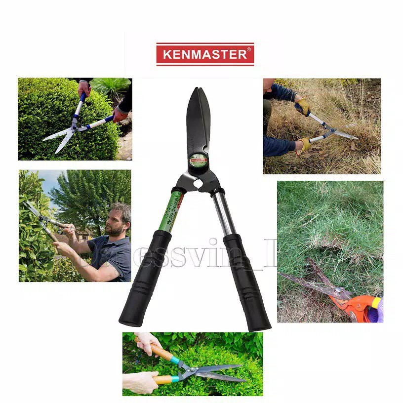 Kenmaster Gunting Taman Gunting Pemotong Rumput Tanaman Pagar Bonsai HANDLE GAGANG BESI 50 CM