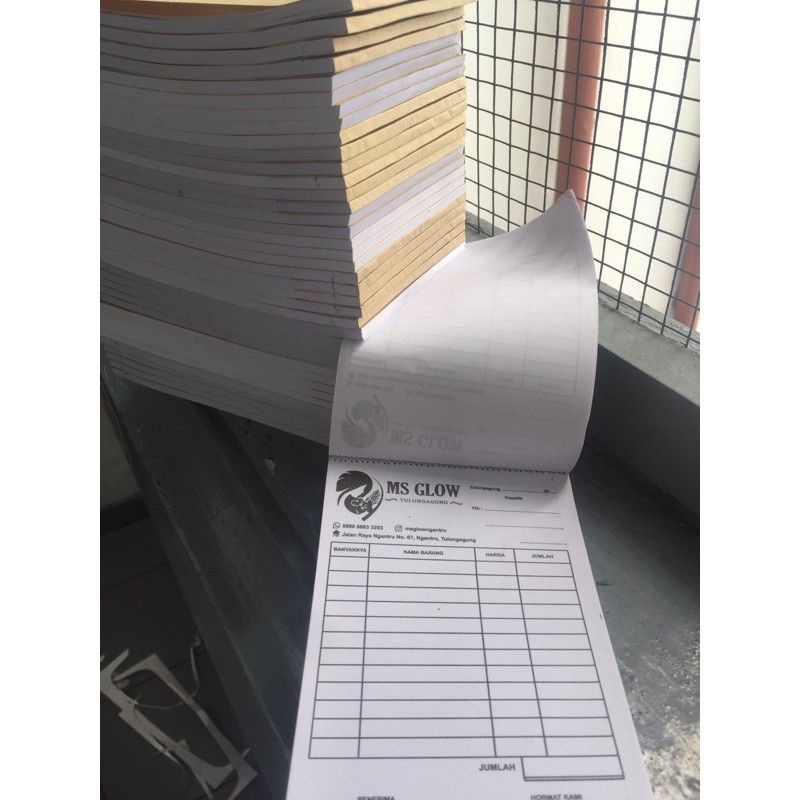 

Cetak Nota 1Ply Custom Logo Toko (Bisa Beli Satuan)