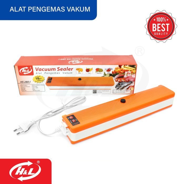 HL HS280-I Alat Pengemas Makanan Kering Vacuum Sealer 2 in 1