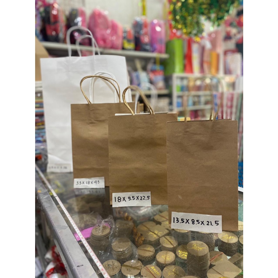 Paper bag Polos / kantong kertas / Paper Bag Packaging / Paper Bag Kraft