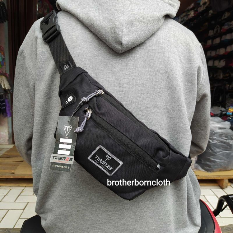 tas sElempang pria brotherborn waistbag distro GAUL