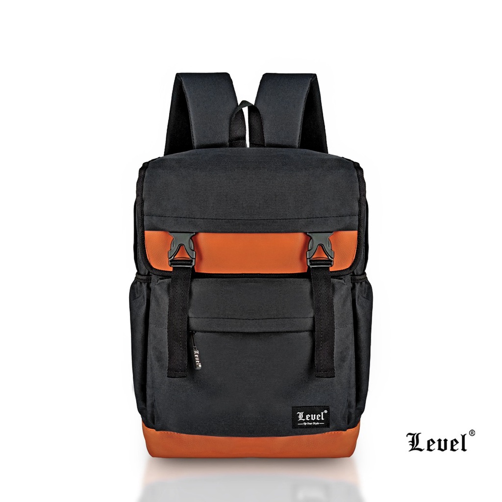 Fashionstoreku Tas Ransel Level CAVE Backpack Wanita Pria Tas Sekolah/Kuliah/Laptop