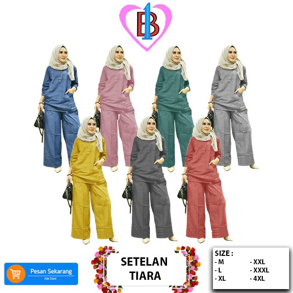 STELAN TIARA Fashion Wanita Model Terbaru B1-Love 64164-6882-7270-7874-8584-67142-64164