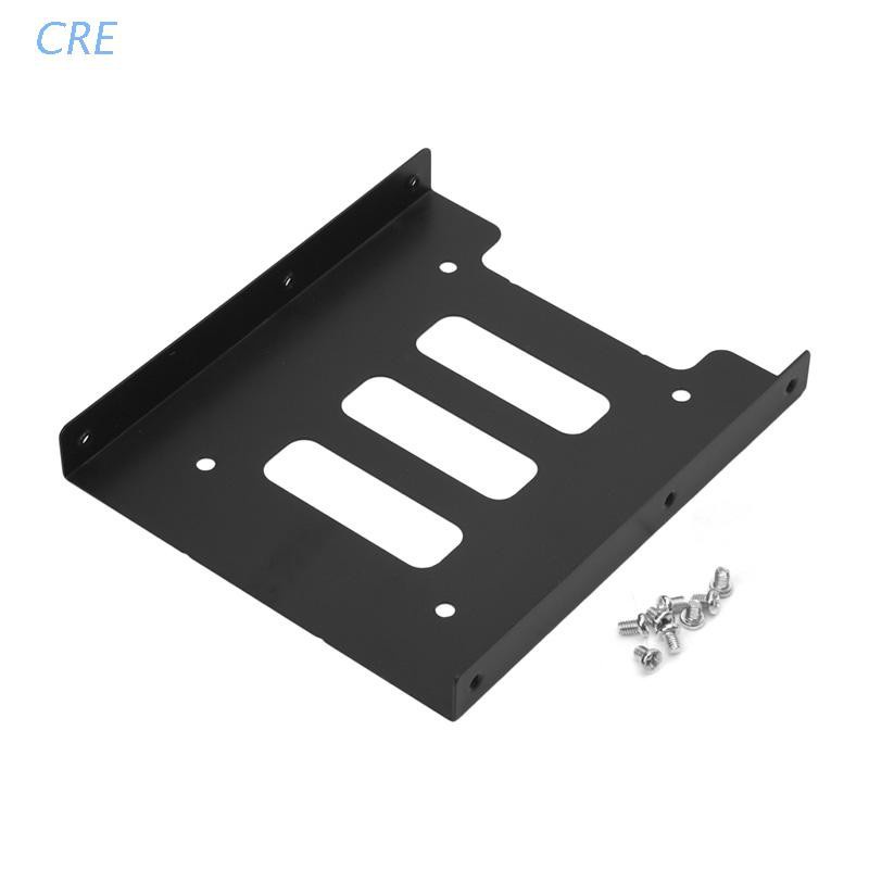 Cre Bracket Adapter Mounting Hardisk Hdd Ssd 2.5 &quot;Ke 3.5&quot; Bahan Metal Untuk Pc