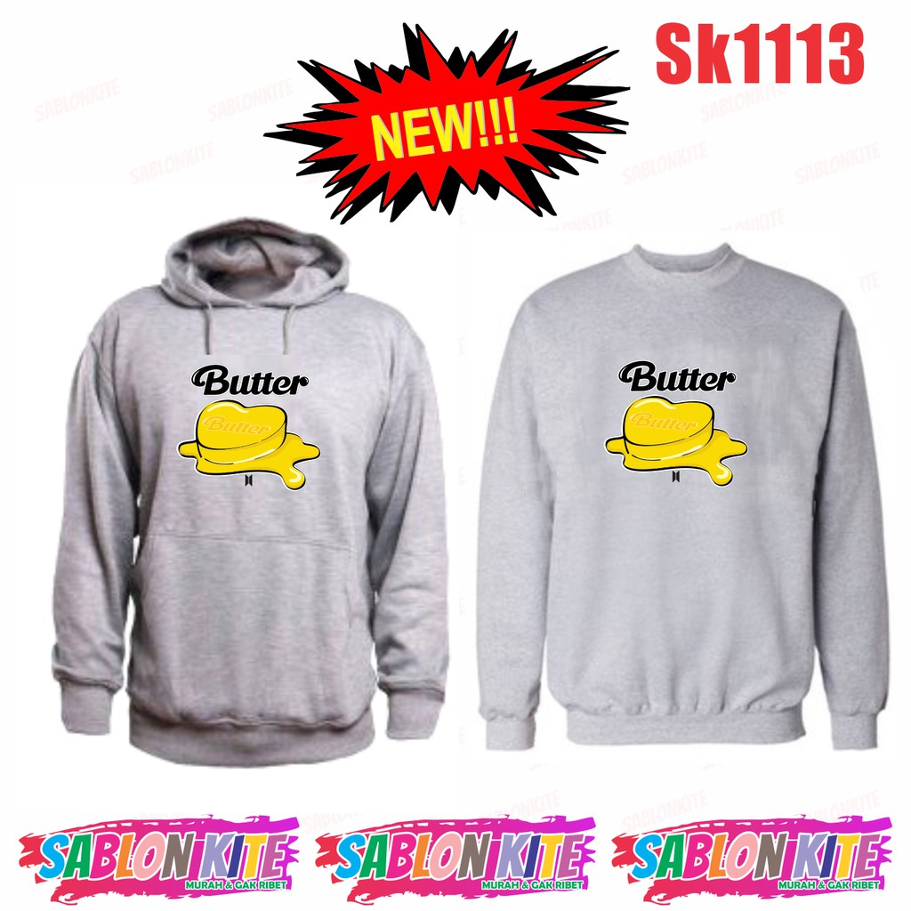 MURAH!!! HOODIE BUTTER KPOP SK1113 UNISEX FLEECE