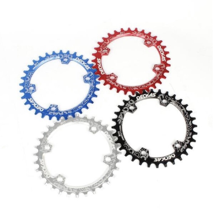 Chainring DECKAS BCD 96 Narrow wide 32T, 34T, 36T, 38T alloy CNC