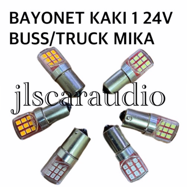 BAYONET KAKI 1 24VOLT 18LED SEIN/MUNDUR MIKA