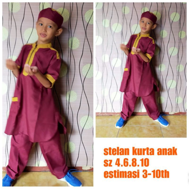 Koko anak BAJU KOKO KURTA ANAK