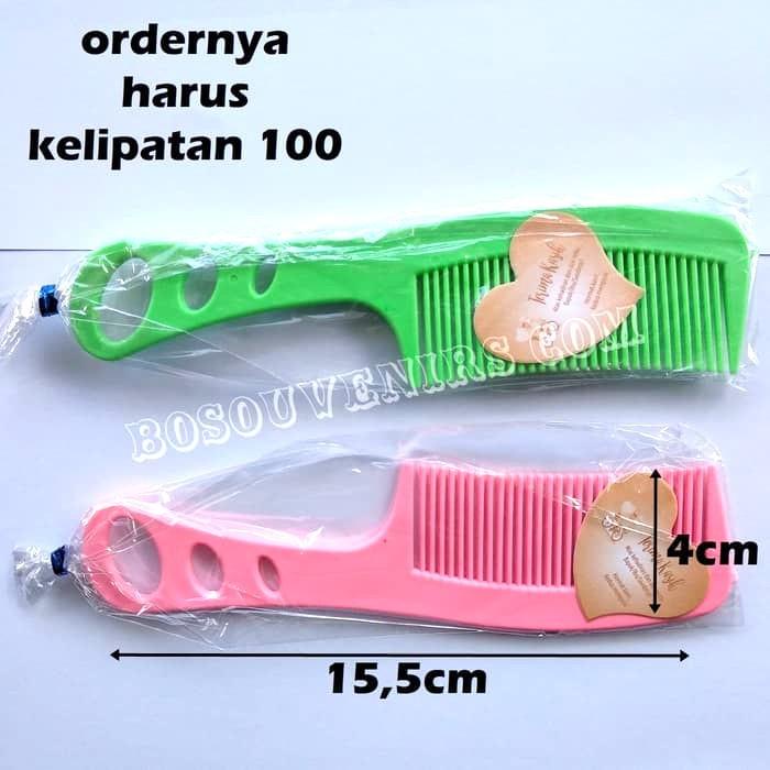 Cenderamata Souvenir Sisir Saku Bungkus Plastik / Souvenir Pernikahan / Souvenir