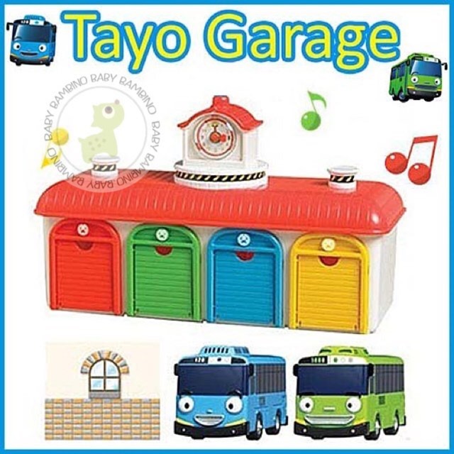 Tayo Garasi - Tayo Garage - Mainan Korea