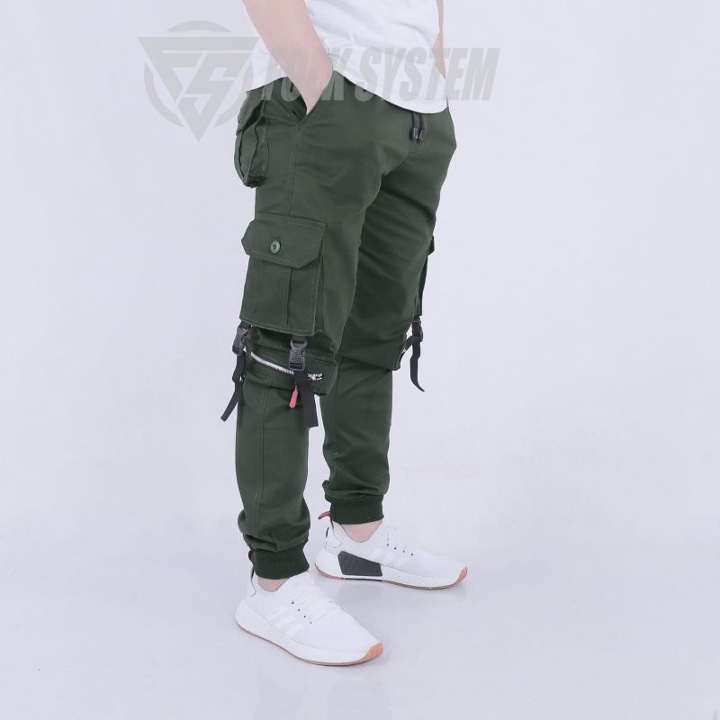 Celana panjang chino cargo jogger FLK original folksystem