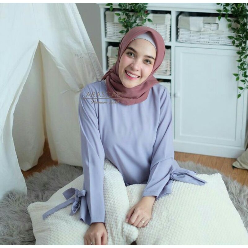 ARA VOAL EXCLUSIVE BY ARASCARF / VOAL ARASCARF WARNA ROSY MAUVE / SEGIEMPAT ARASCARF