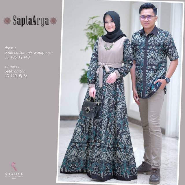 Sapta Argaa Couple I Baju Batik Couple Suami Istri I Baju Batik Couple Pasangan I Batik Couple Shopee Indonesia