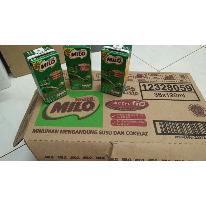 

MILO ACTIV GO UHT 180 ML ISI 36