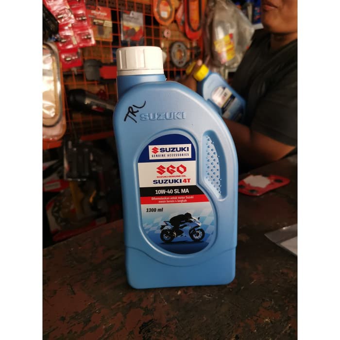 OLI MESIN SUZUKI GSX FU INJEKSI ORIGINAL SGO 10W-40 SL MA 1.3 LITER Termurah
