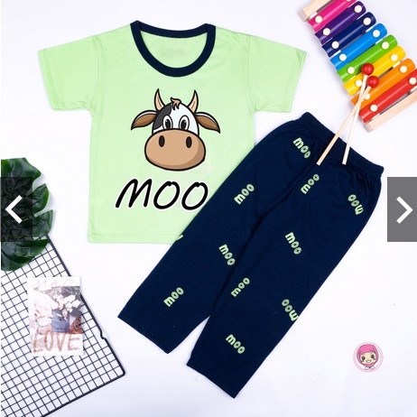 SETELAN BAJU TIDUR ANAK / SET BAJU ANAK COWOK / UNISEX CP 1-6 TAHUN &quot;SIMPLE ART EDITION&quot;