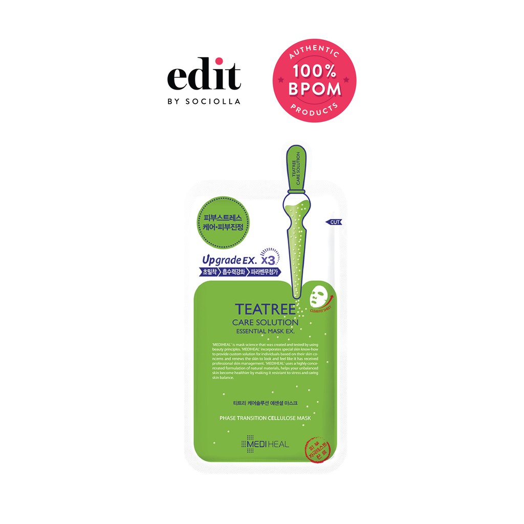 

Mediheal Teatree Care Solution Essential Mask EX - Variant - Single Piece - Edit by Sociolla